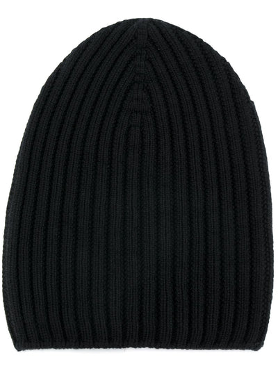 Ribbed-Knit Cashmere Beanie