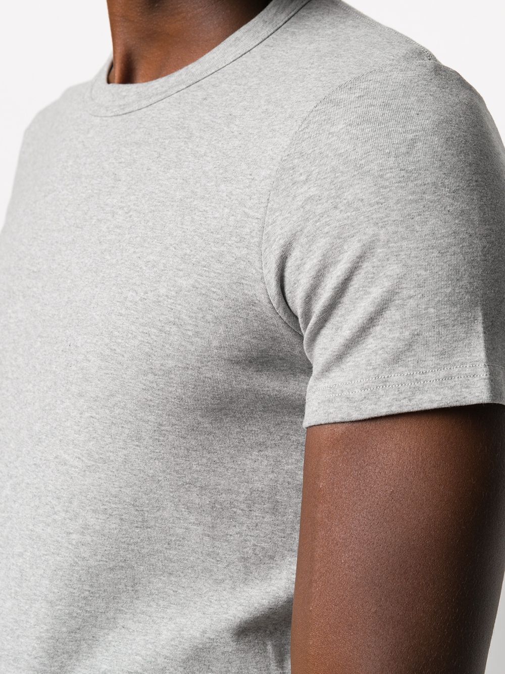 logo patch crew neck T-shirt