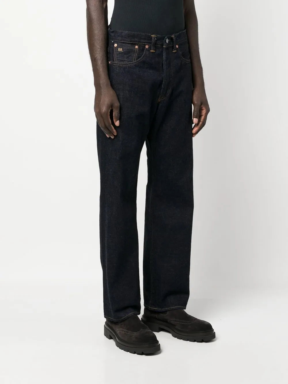 straight-leg jeans