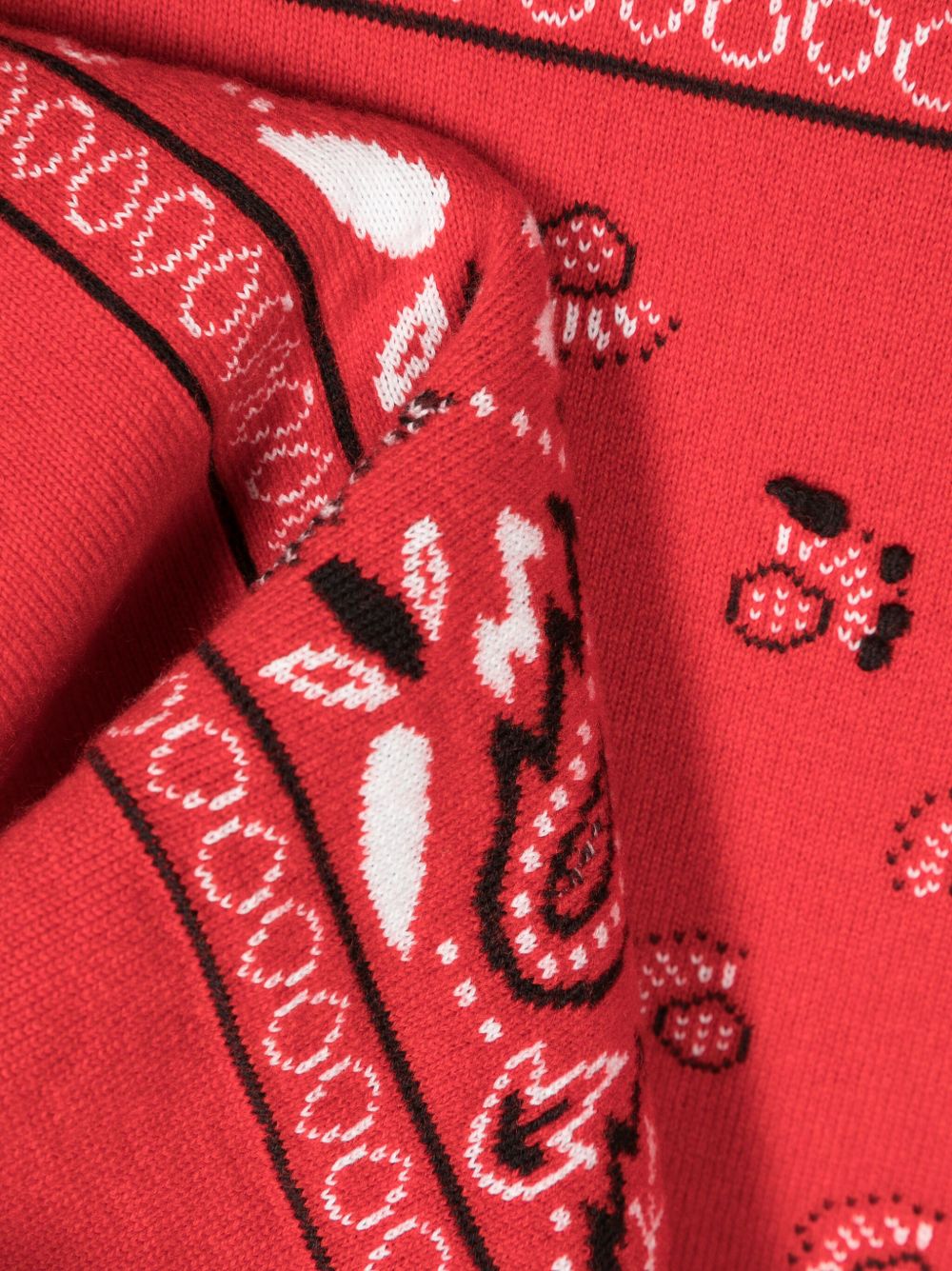 bandana-print scarf