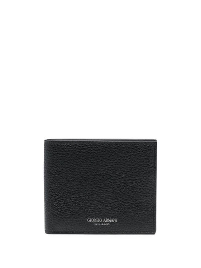 Grained-Textured Leather Wallet