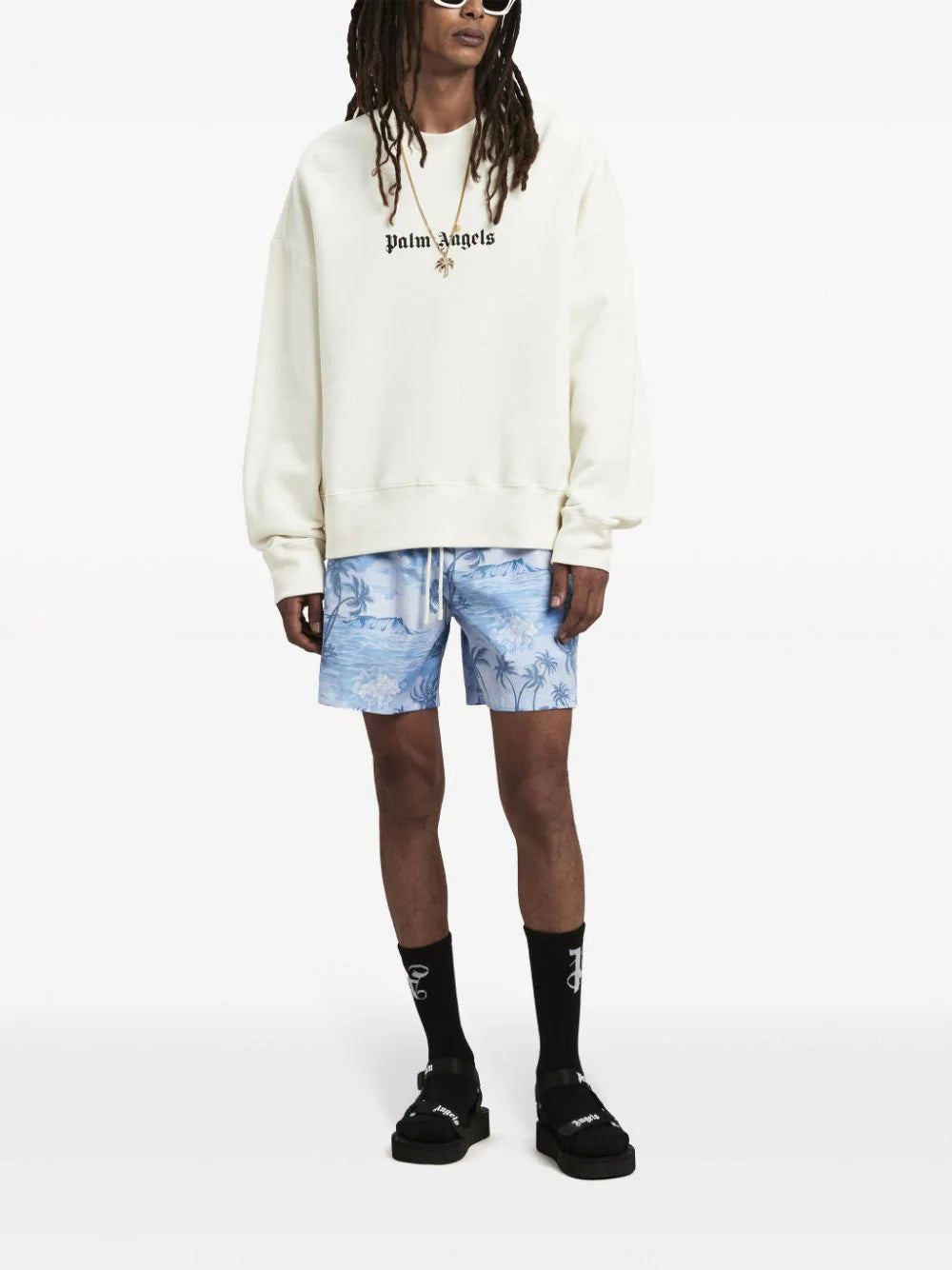 Logo-Print Cotton Sweatshirt