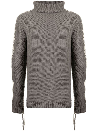 Whipstitch-Detail Merino Jumper