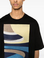 Daunou-Embroidery Cotton T-Shirt