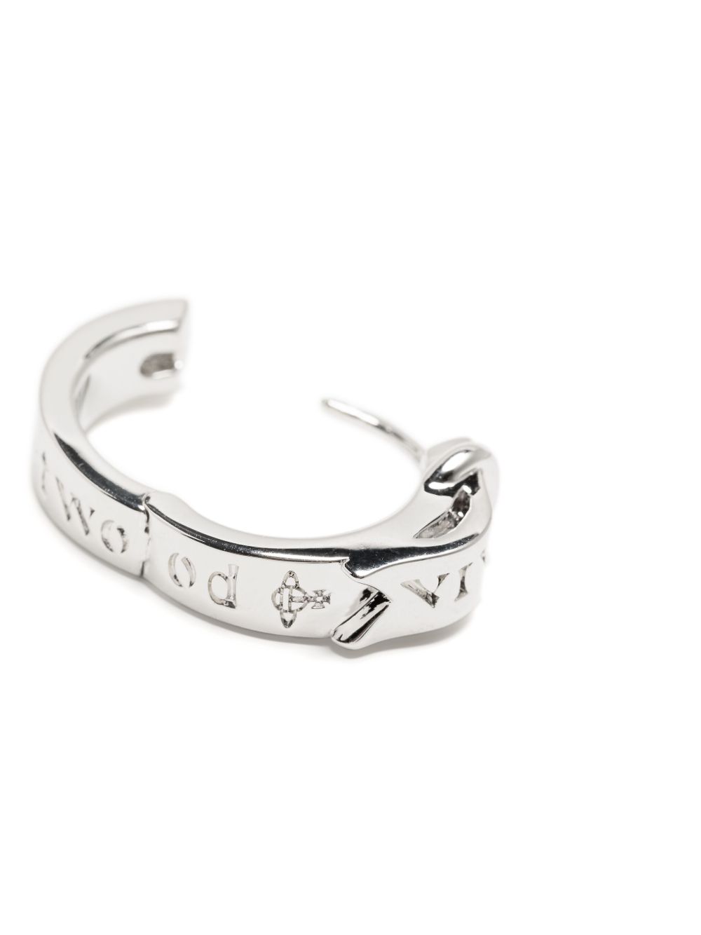 Bobby huggie-hoop earring