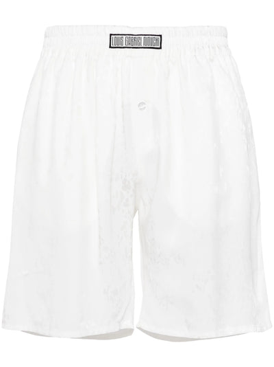 Patterned-Jacquard Shorts
