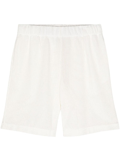 Waffle-Pattern Deck Shorts
