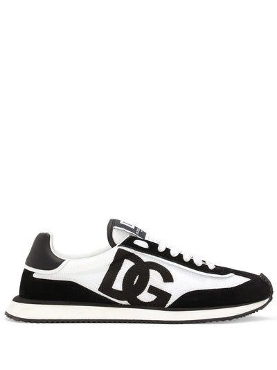 Cushion Mixed-Material Sneakers