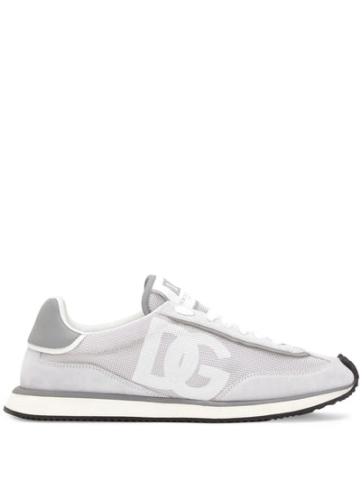 Cushion Mixed-Material Sneakers