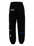 Embroidered-Motif Track Pants