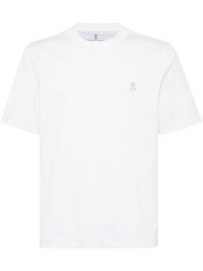 Logo-Embroidered Crew-Neck T-Shirt