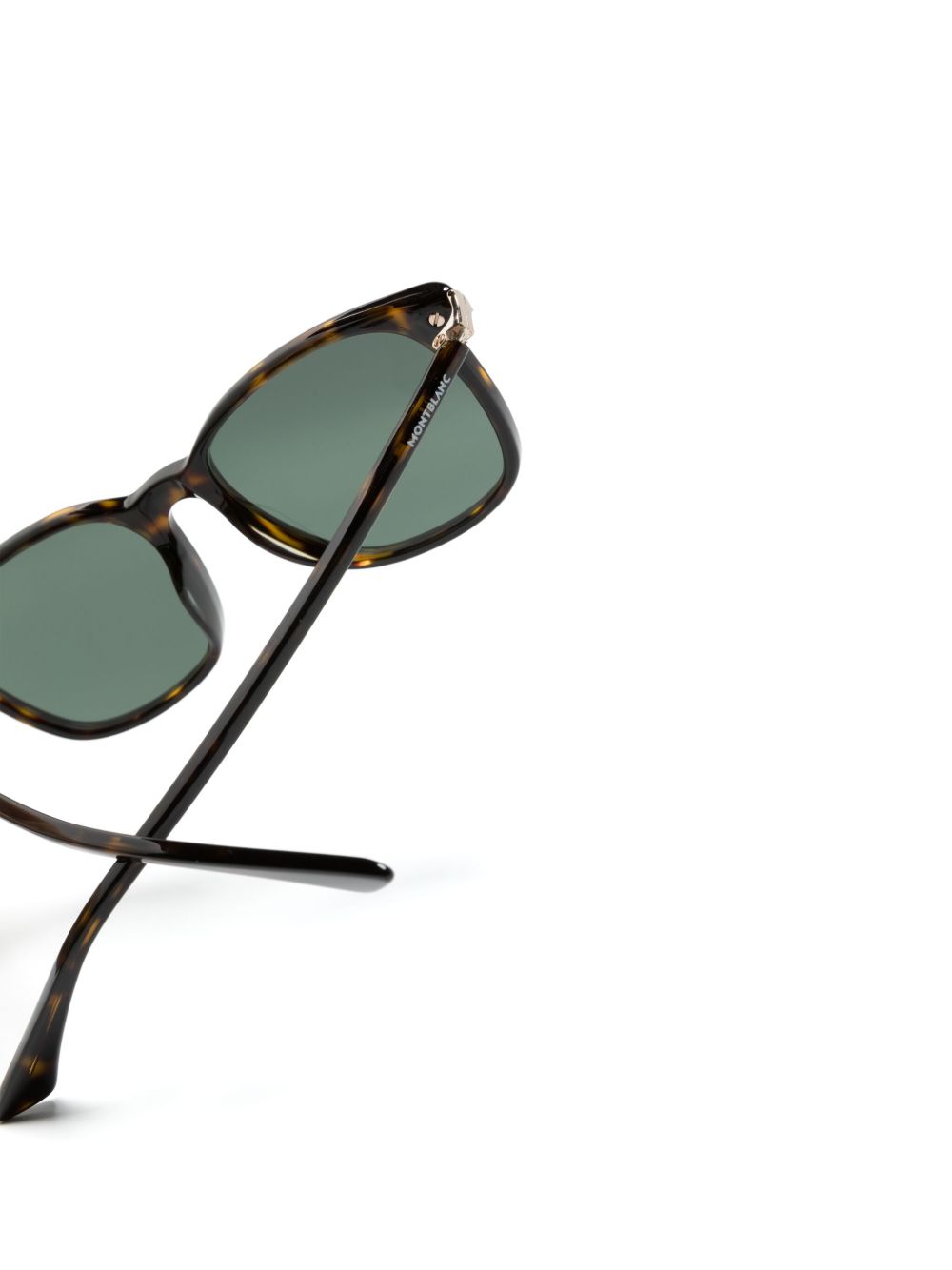 tortoiseshell square-frame sunglasses