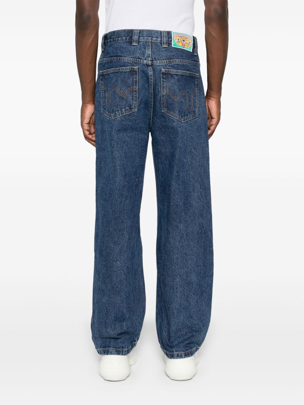 Running Dog Double Scoop straight jeans