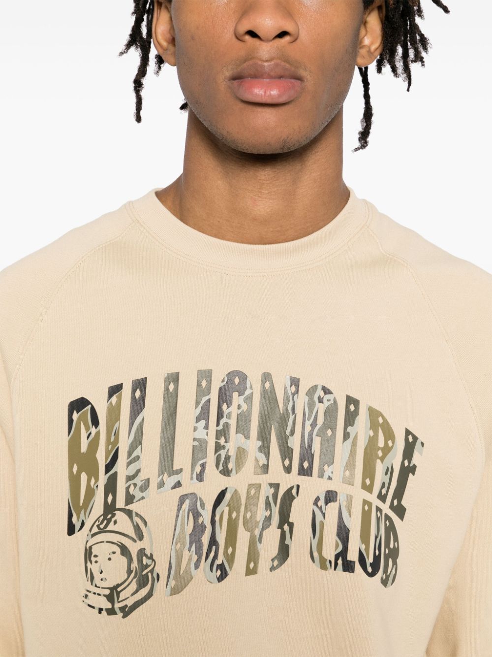 Camouflage Arch Logo Crewneck Sweatshirt