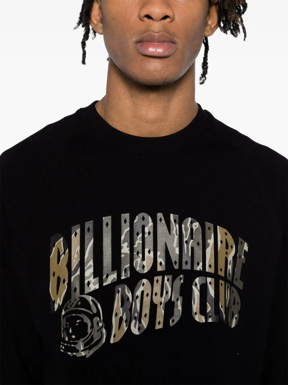 Camouflage Arch Logo Crewneck Sweatshirt