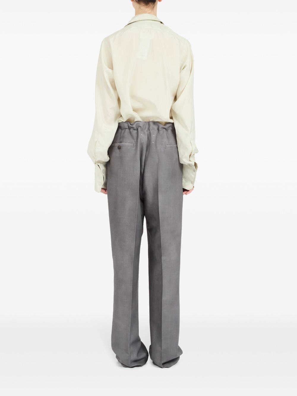 four stitch-logo long-length track pants