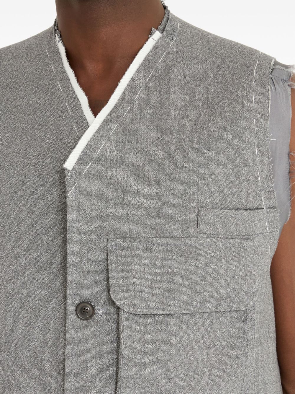 cargo wool vest