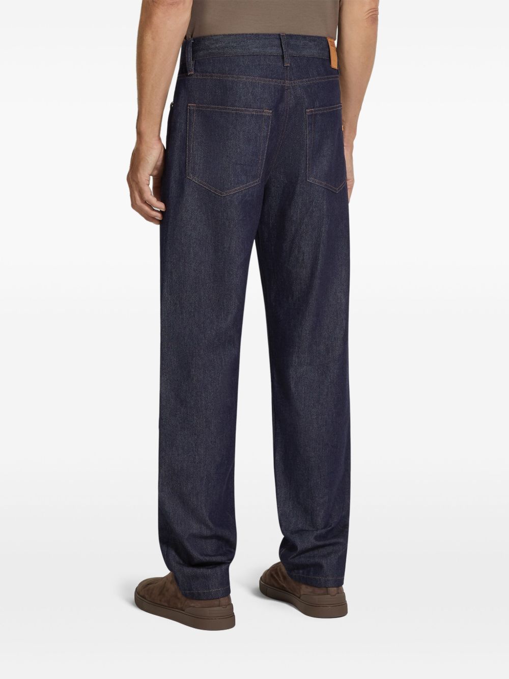 Roccia rinse-washed jeans