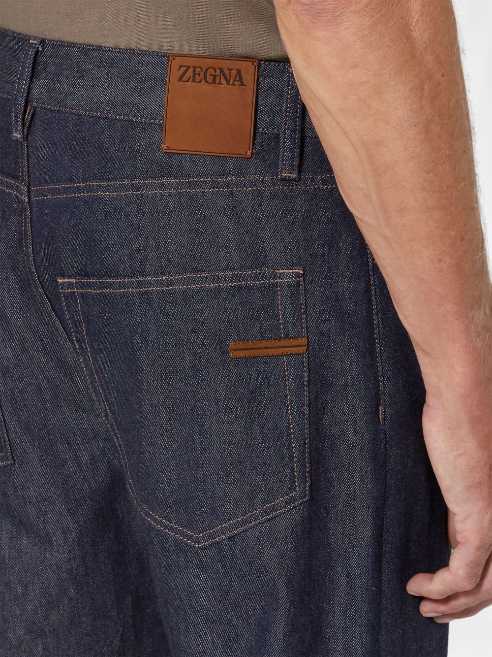 Roccia rinse-washed jeans