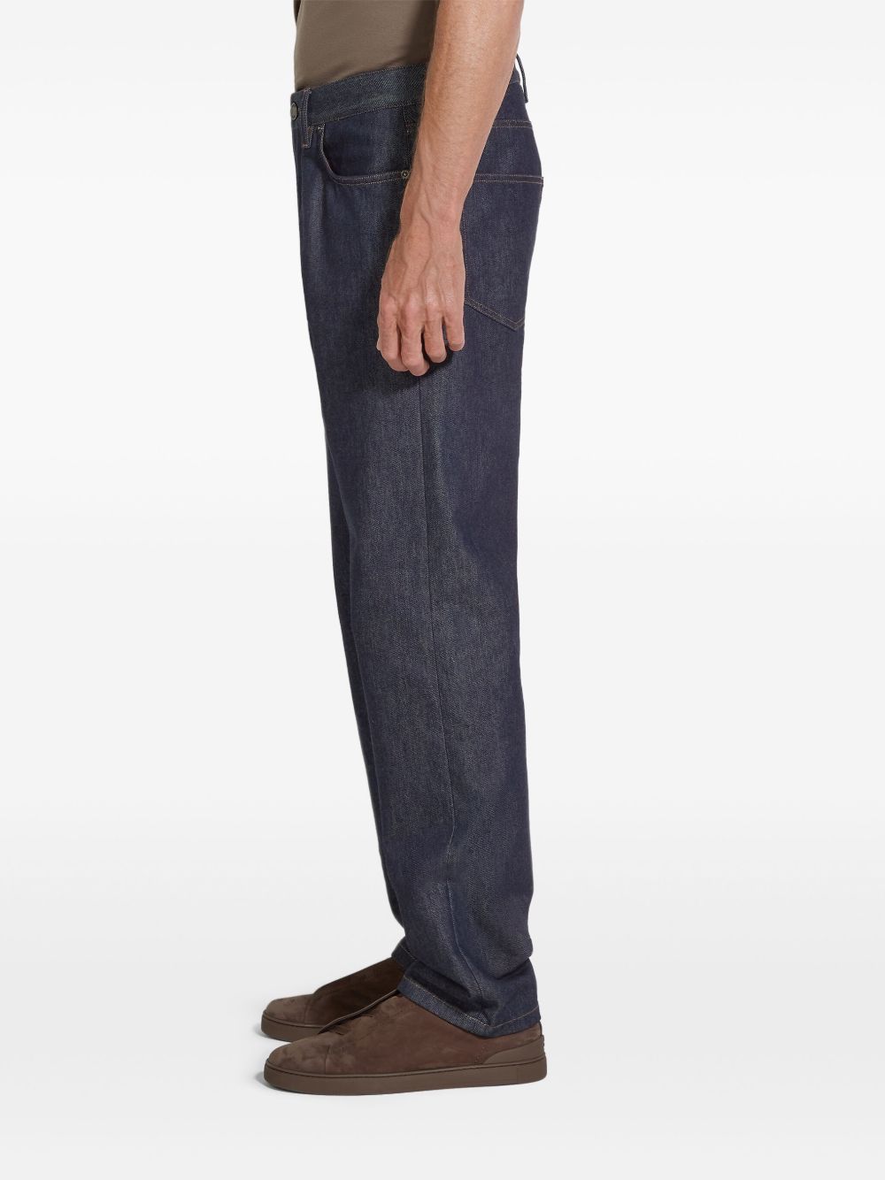Roccia rinse-washed jeans