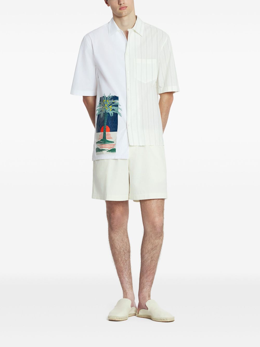 panelled shirt