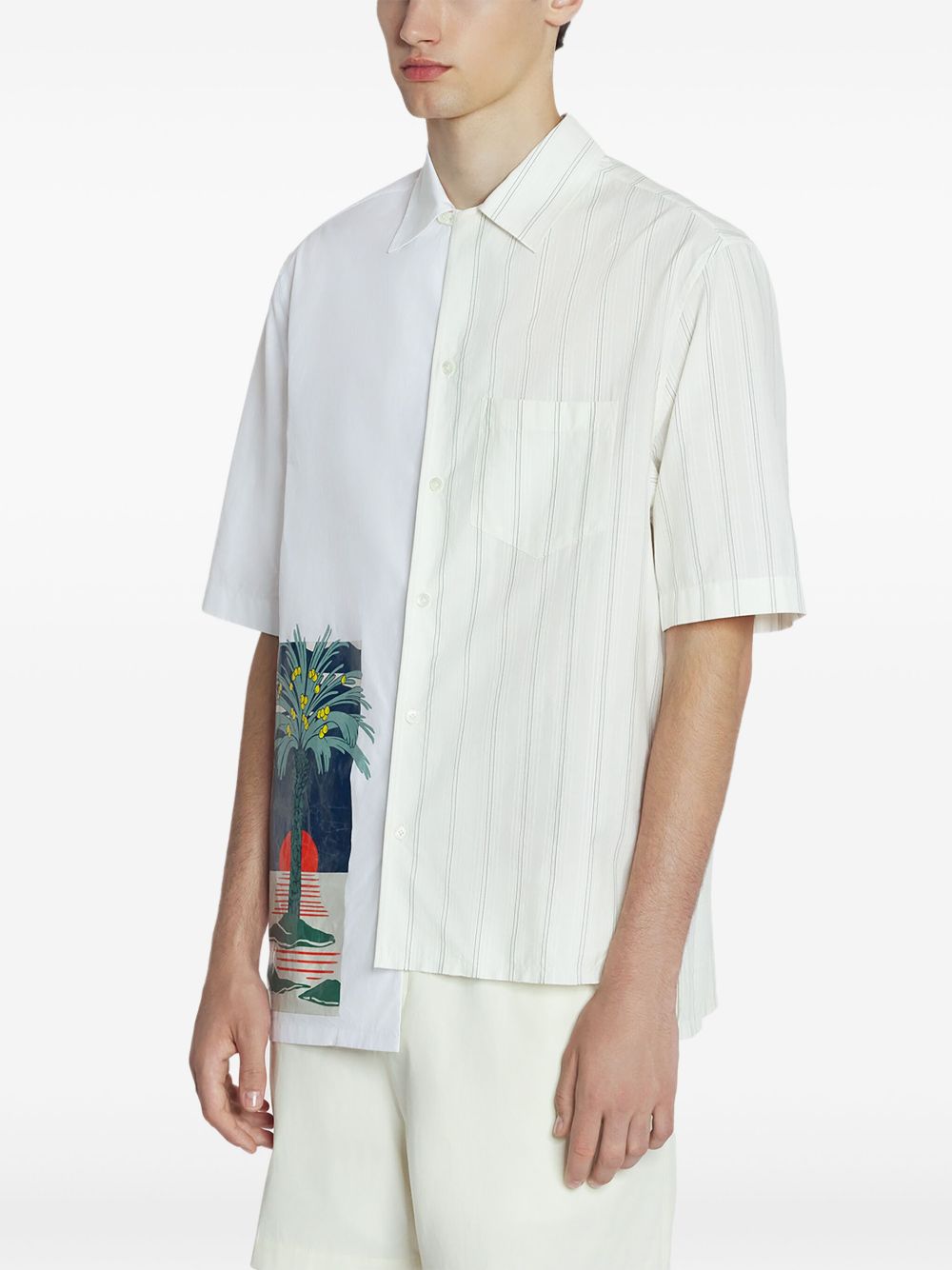 panelled shirt