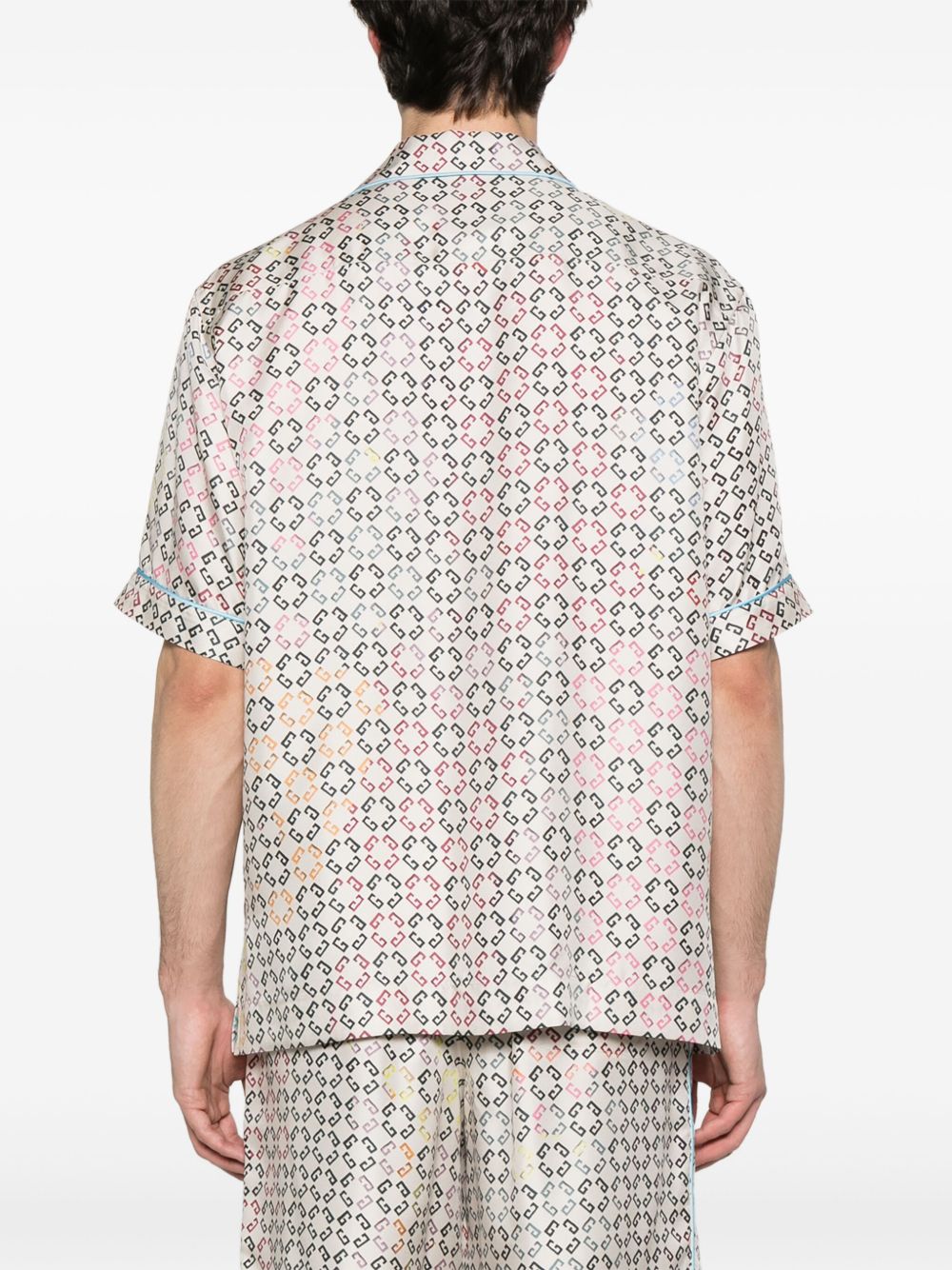 logo-print shirt