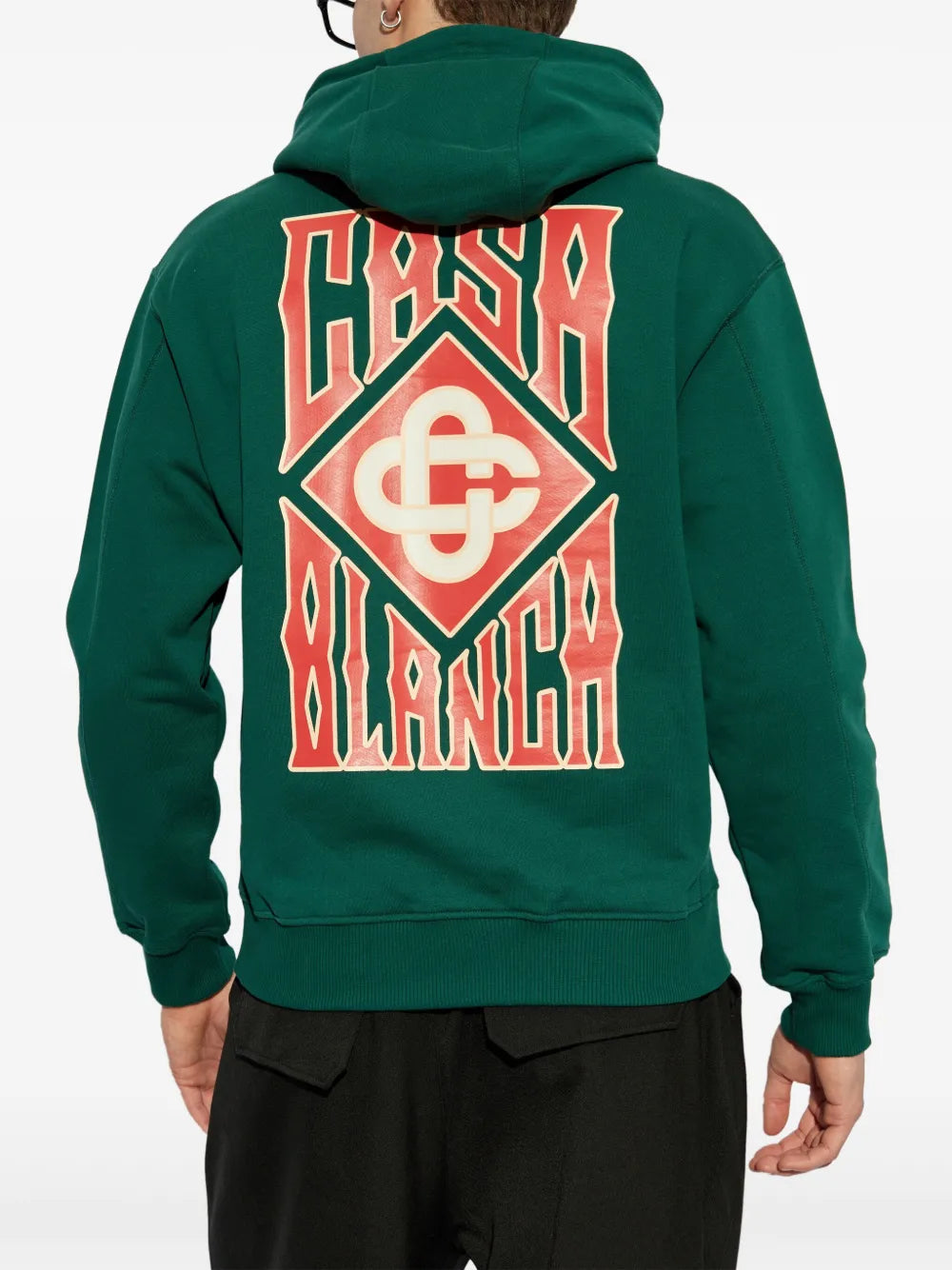 Gothic Stacked-Logo Hoodie
