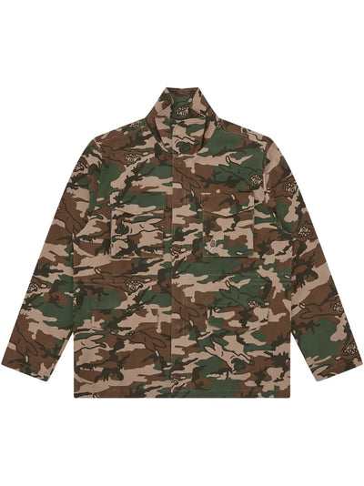 Camouflage-Print Jacket