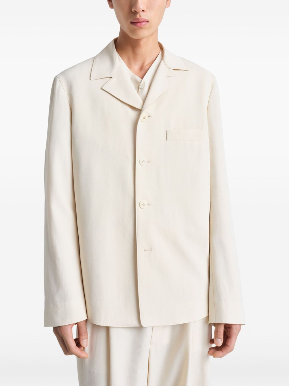 tailored shirt jacket