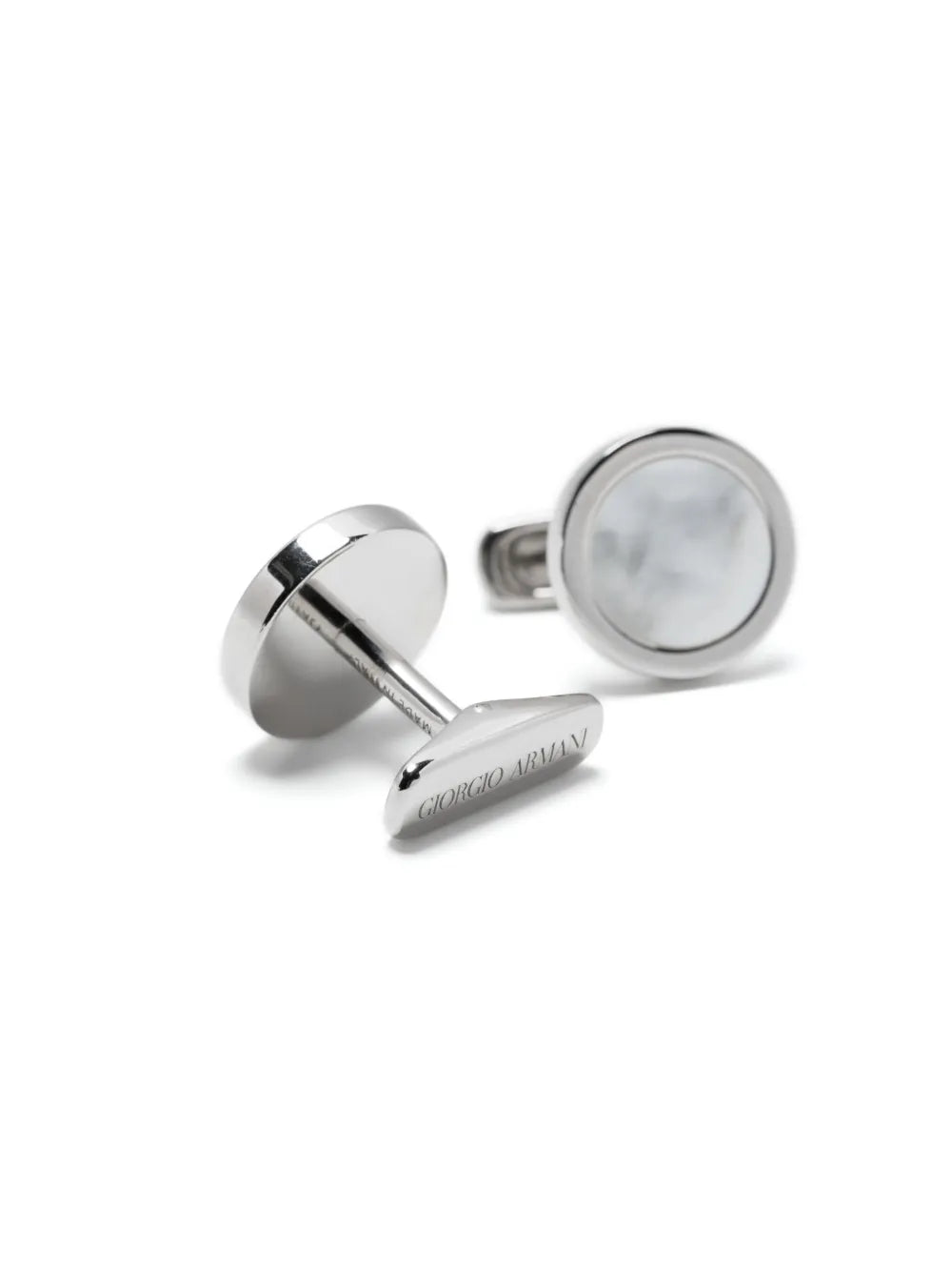 Engraved-Logo Cufflinks