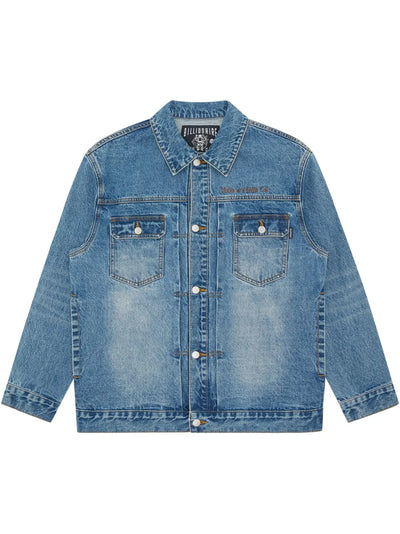 Script-Logo Denim Jacket