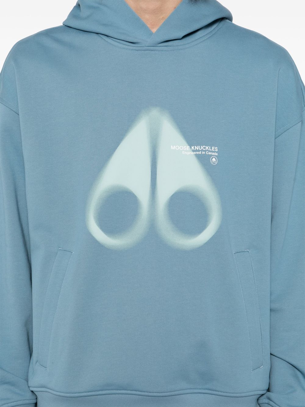 logo-print hoodie