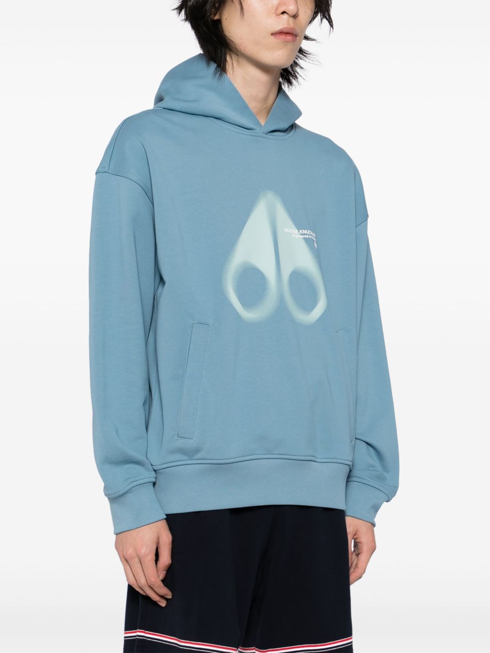 logo-print hoodie