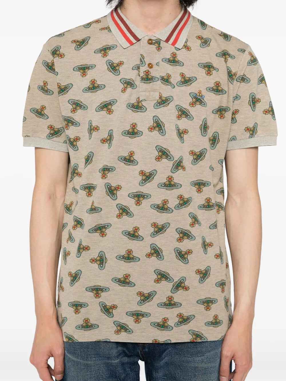 Logo Print Polo Shirt