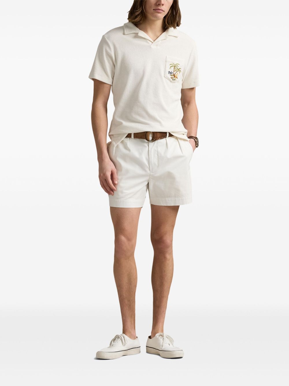 embroidered polo shirt