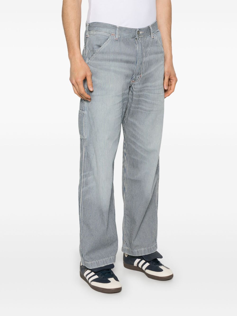 striped trousers