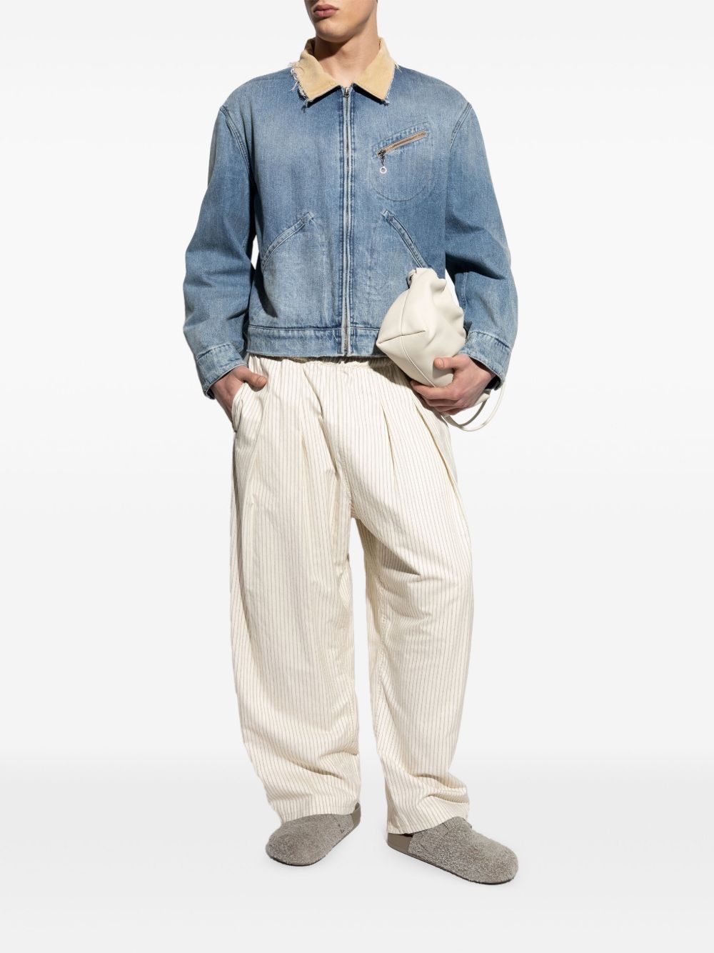 denim bomber jacket