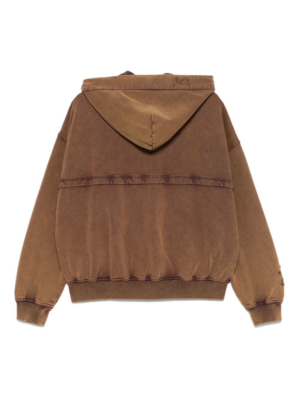 logo-embroidered hoodie