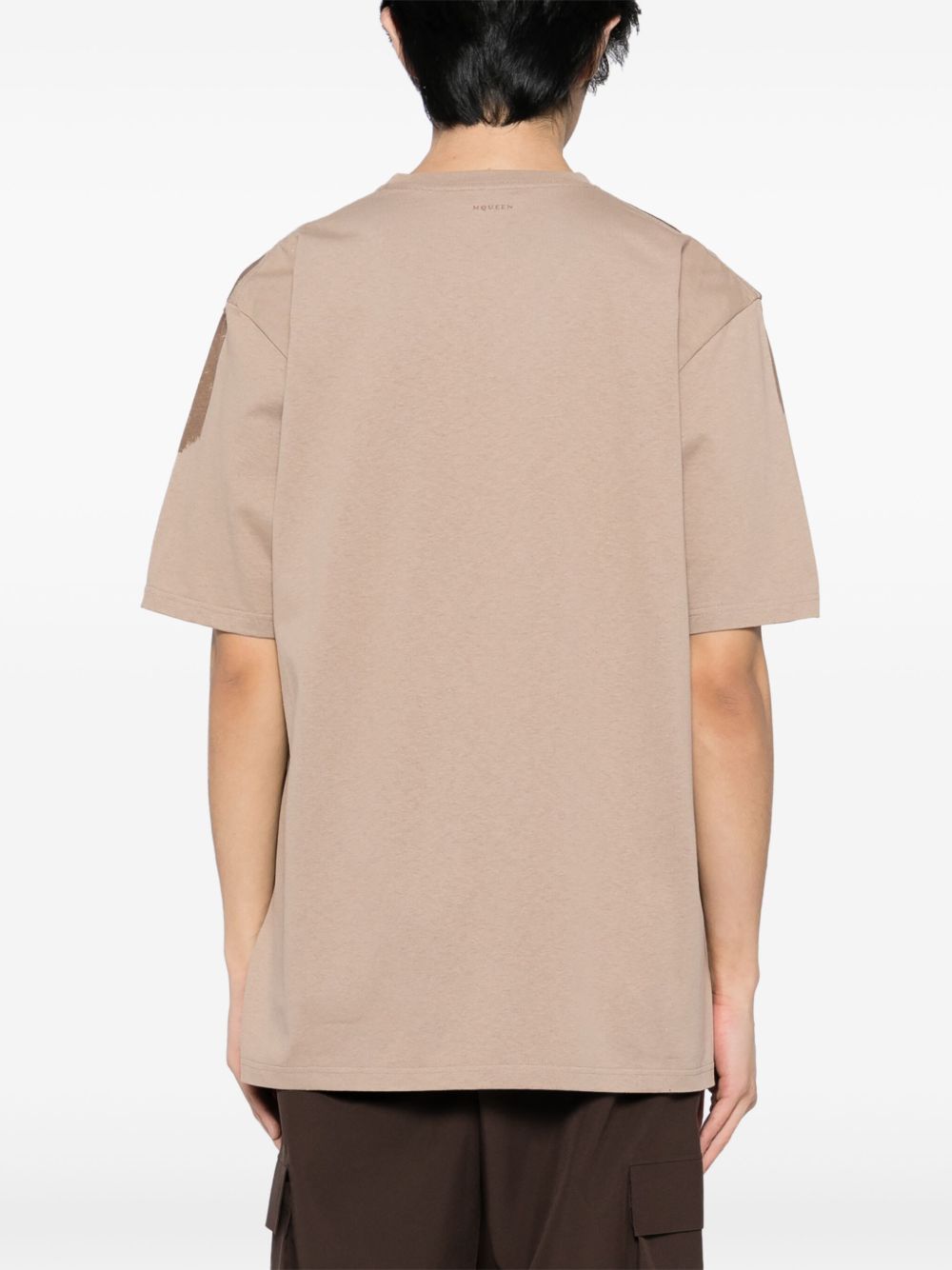 Exploded Skull Round Neck T-Shirt