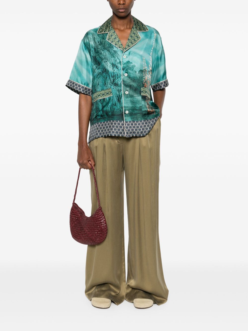 Aloe silk shirt
