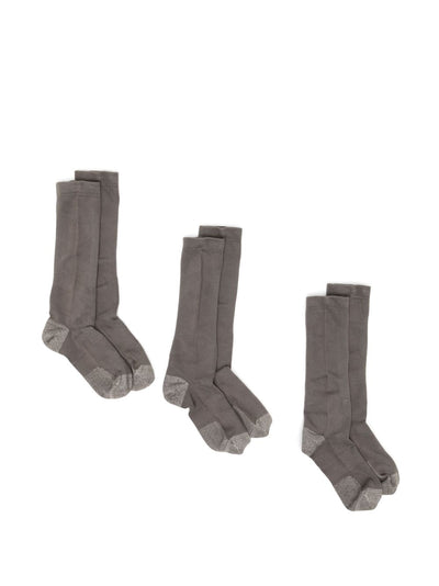 Set Of 3 Calf Socks