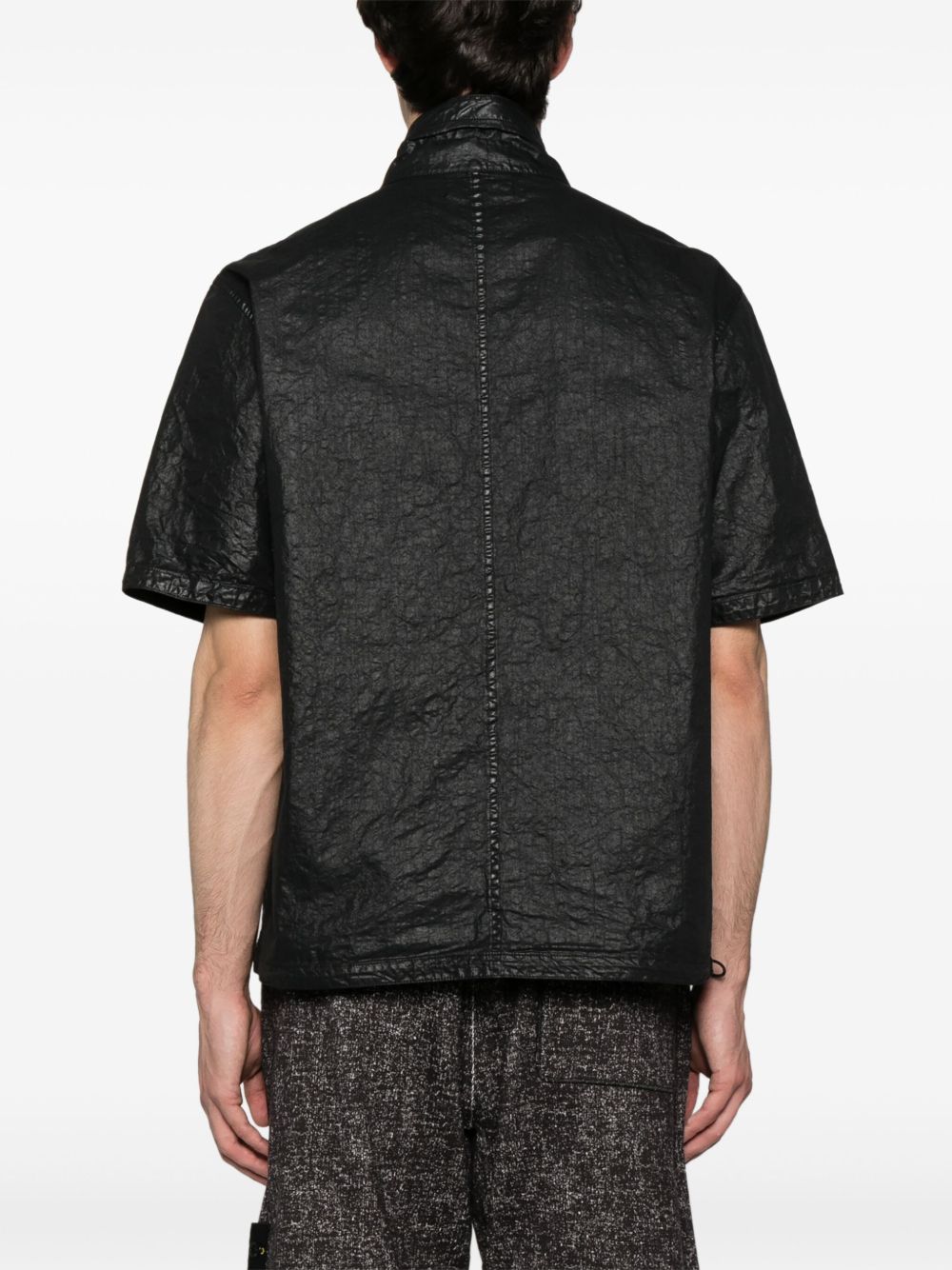 Compass-badge shirt