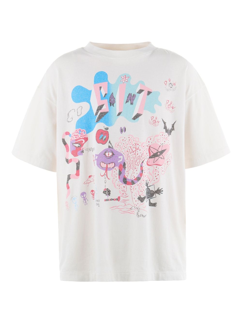 illustration-print T-shirt
