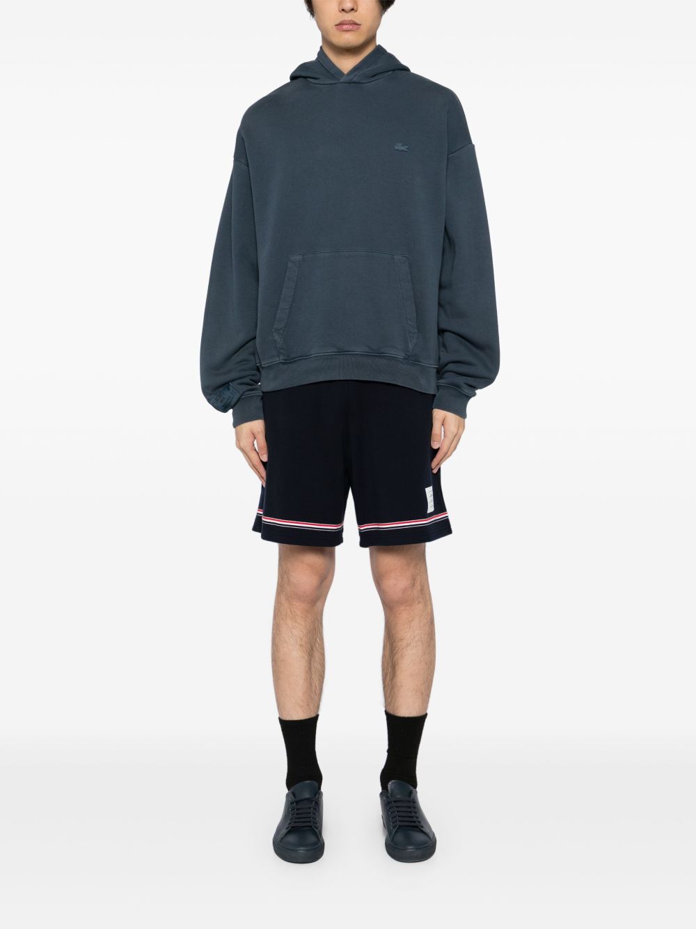 logo-patch hoodie