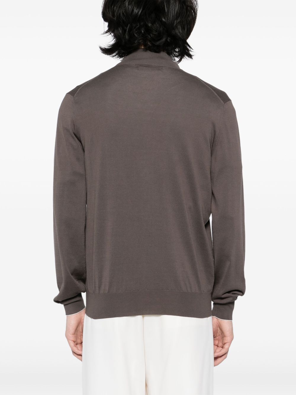 zip-up sweatshirt