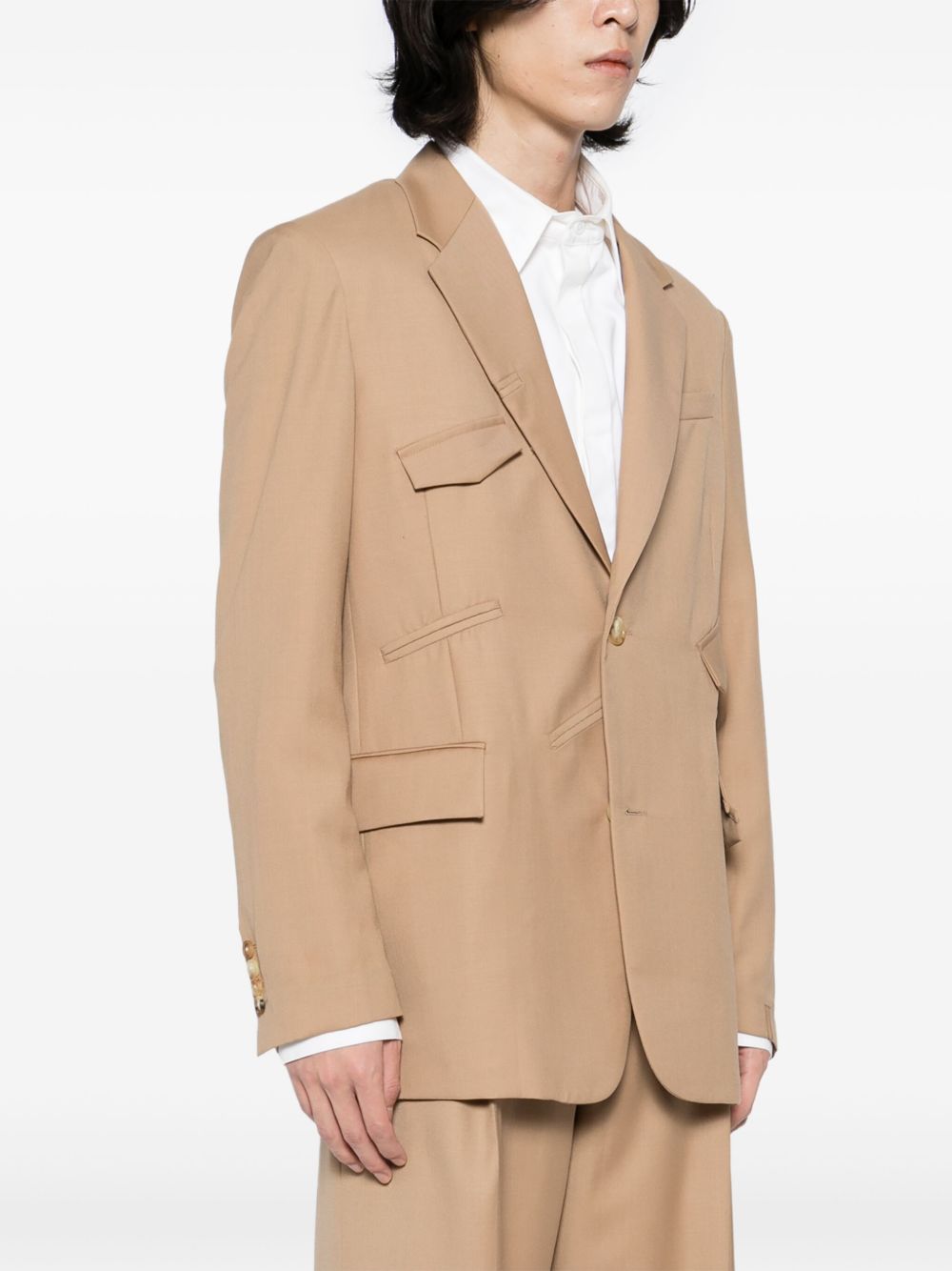 button-down blazer