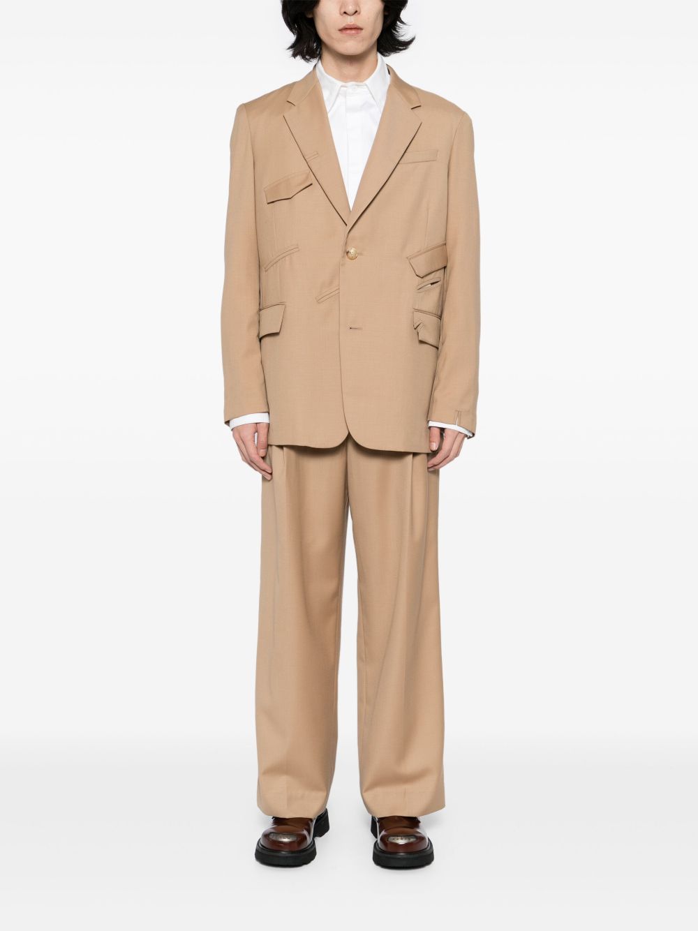 button-down blazer