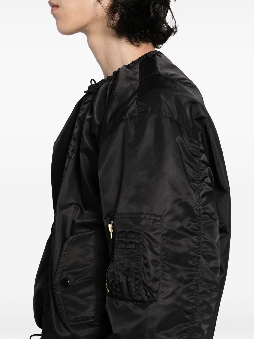 reversible bomber jacket