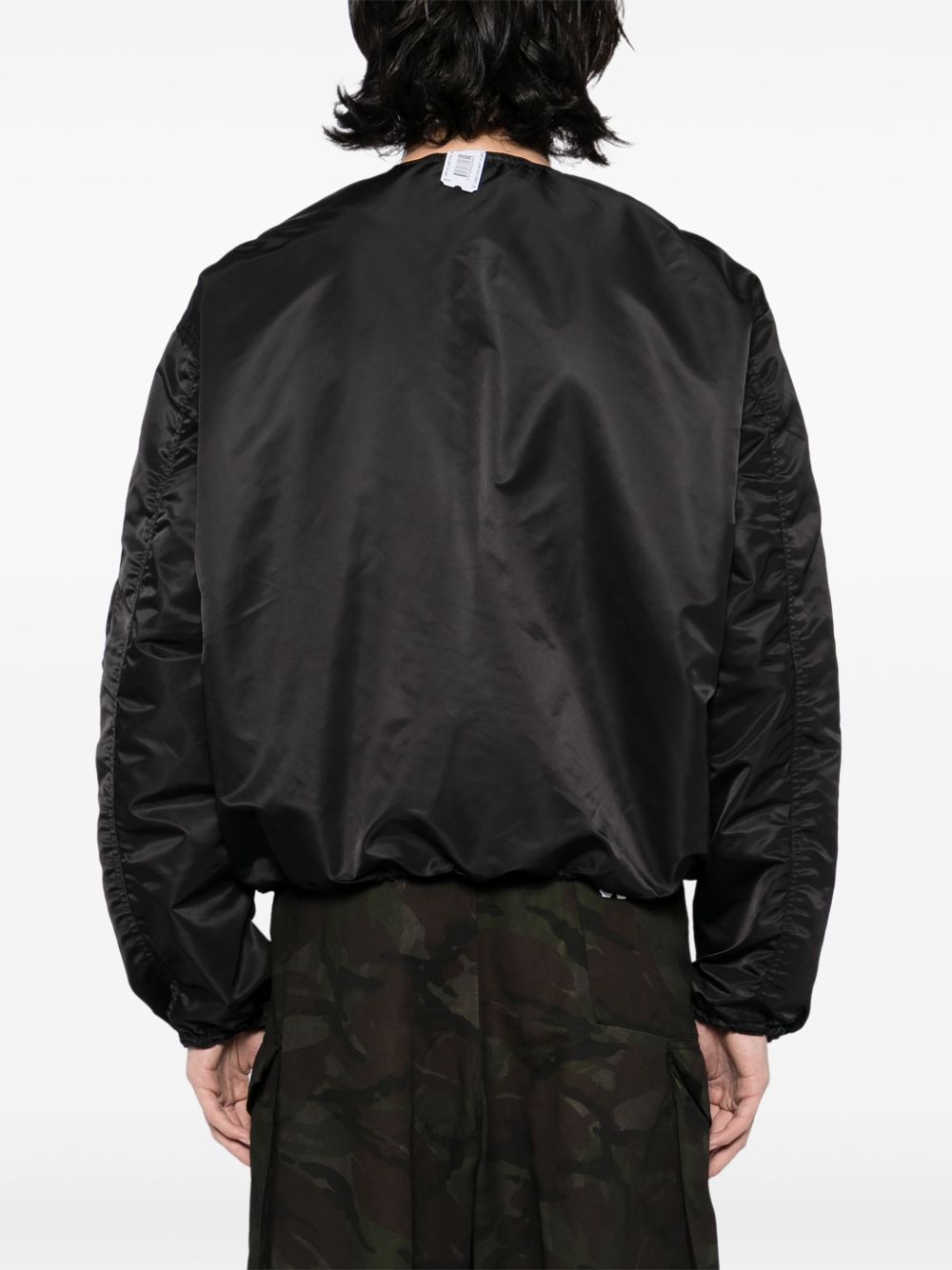 reversible bomber jacket